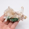 Quartz and malachite - Mine à Giraud, Isère, France