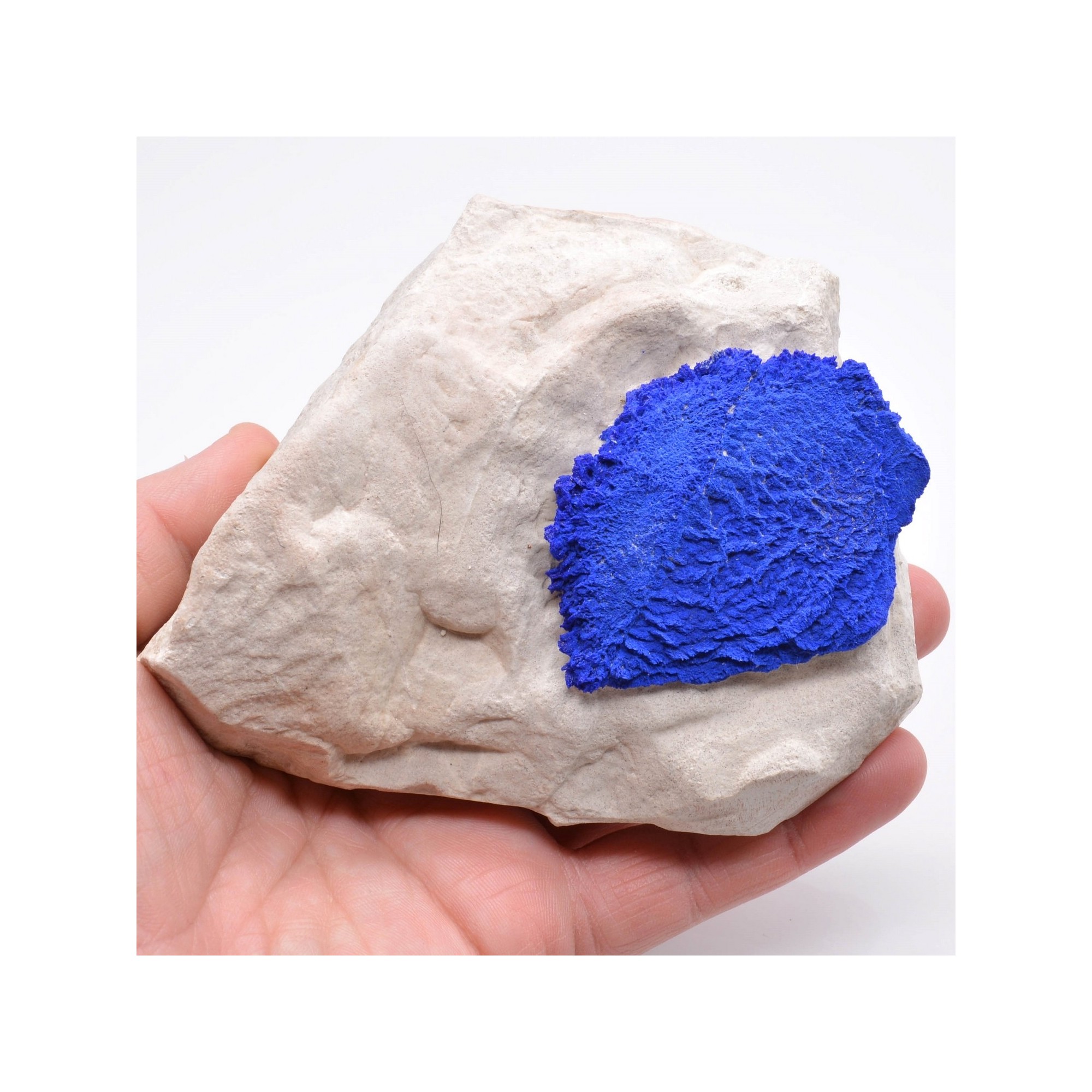 Azurite " sun " - Mine de cuivre Malbunka, Territoire du Nord, Australie