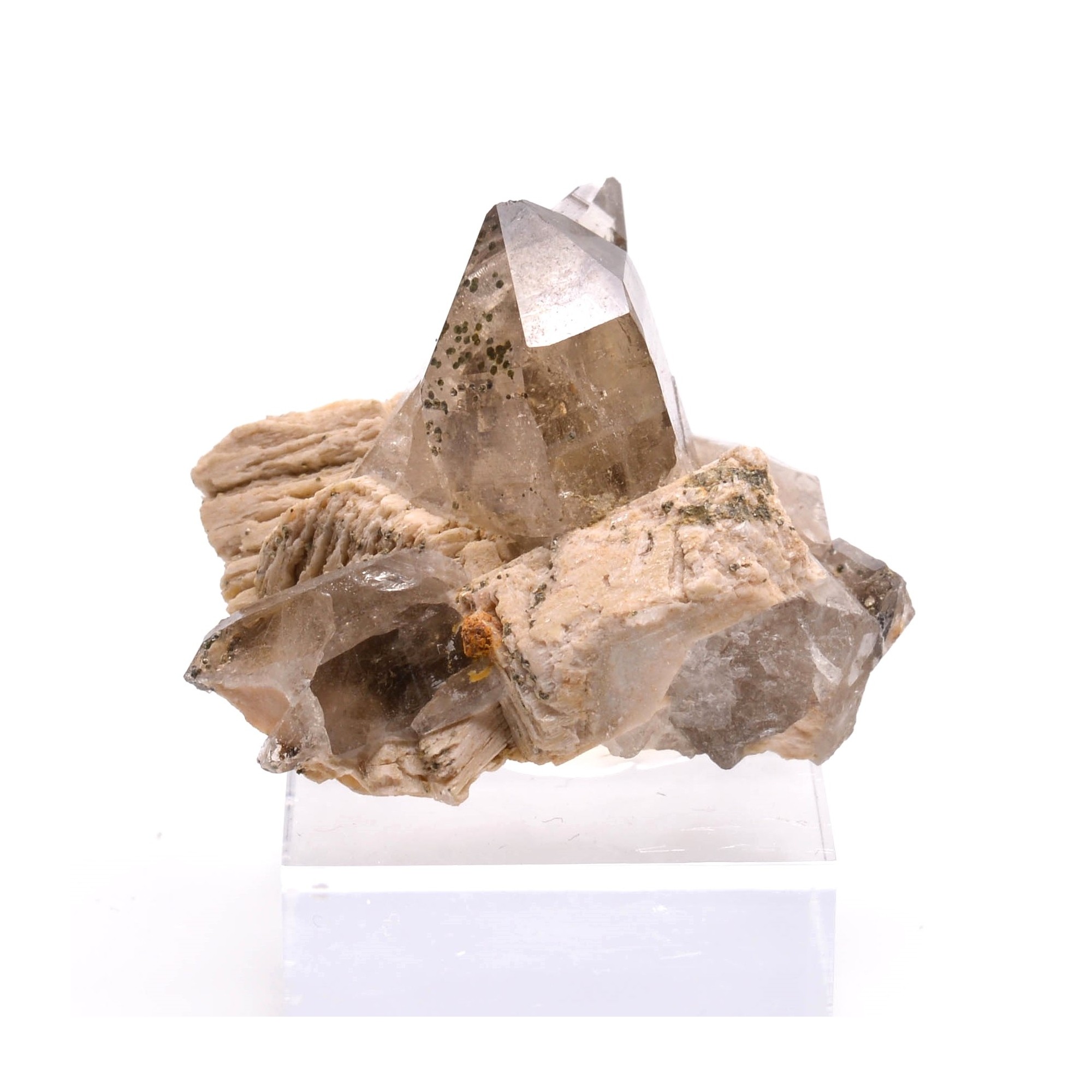 Quartz et orthose - La Salvetat-sur-Agout, Hérault, France