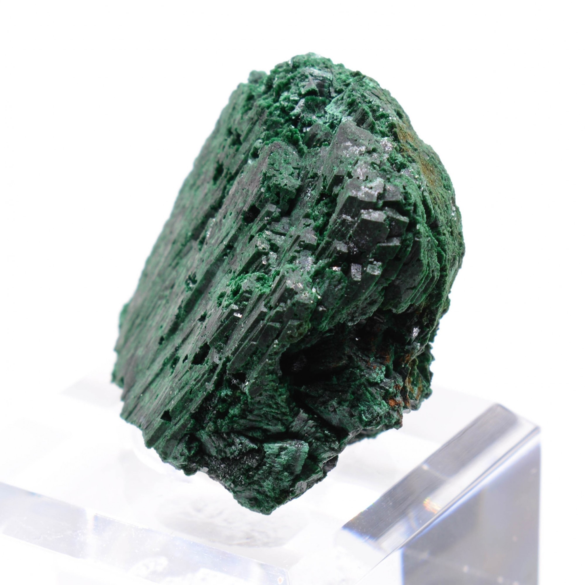 Azurite pseudomorphosée en malachite - Touissit, Maroc