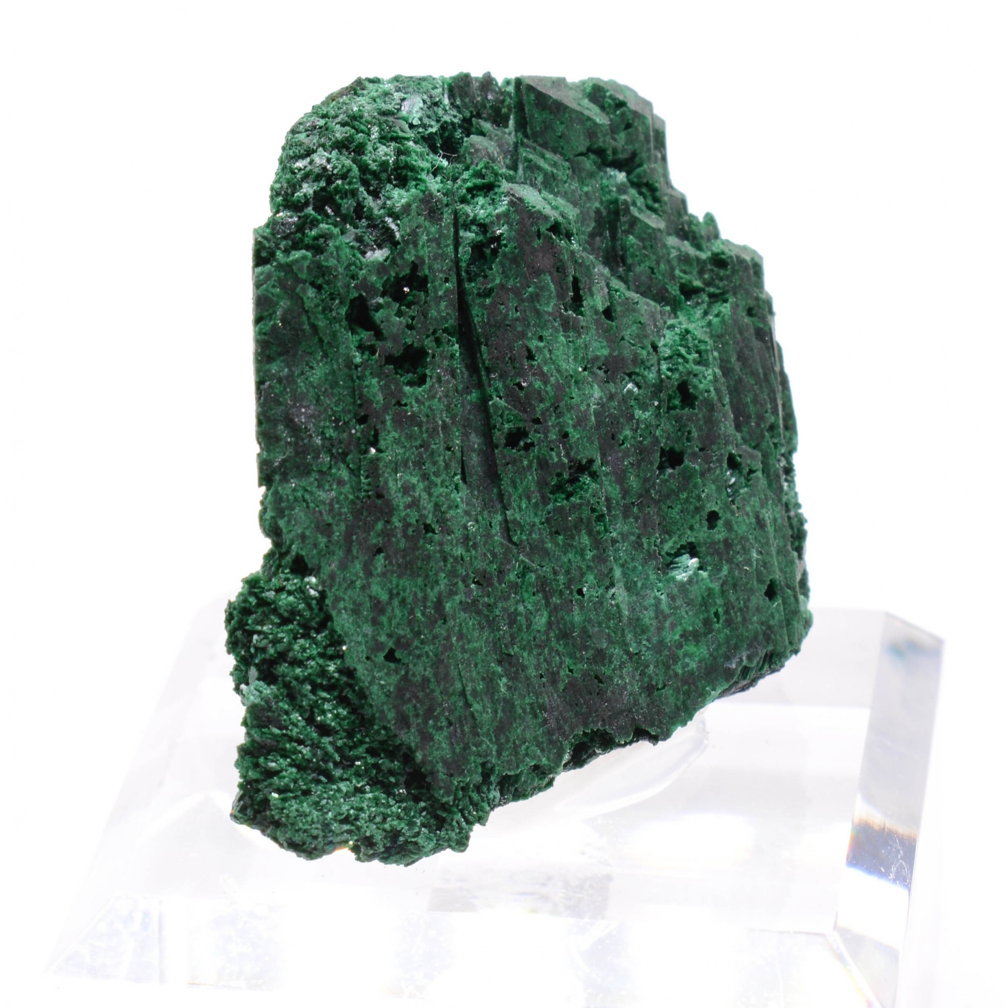 Azurite pseudomorphosée en malachite - Touissit, Maroc