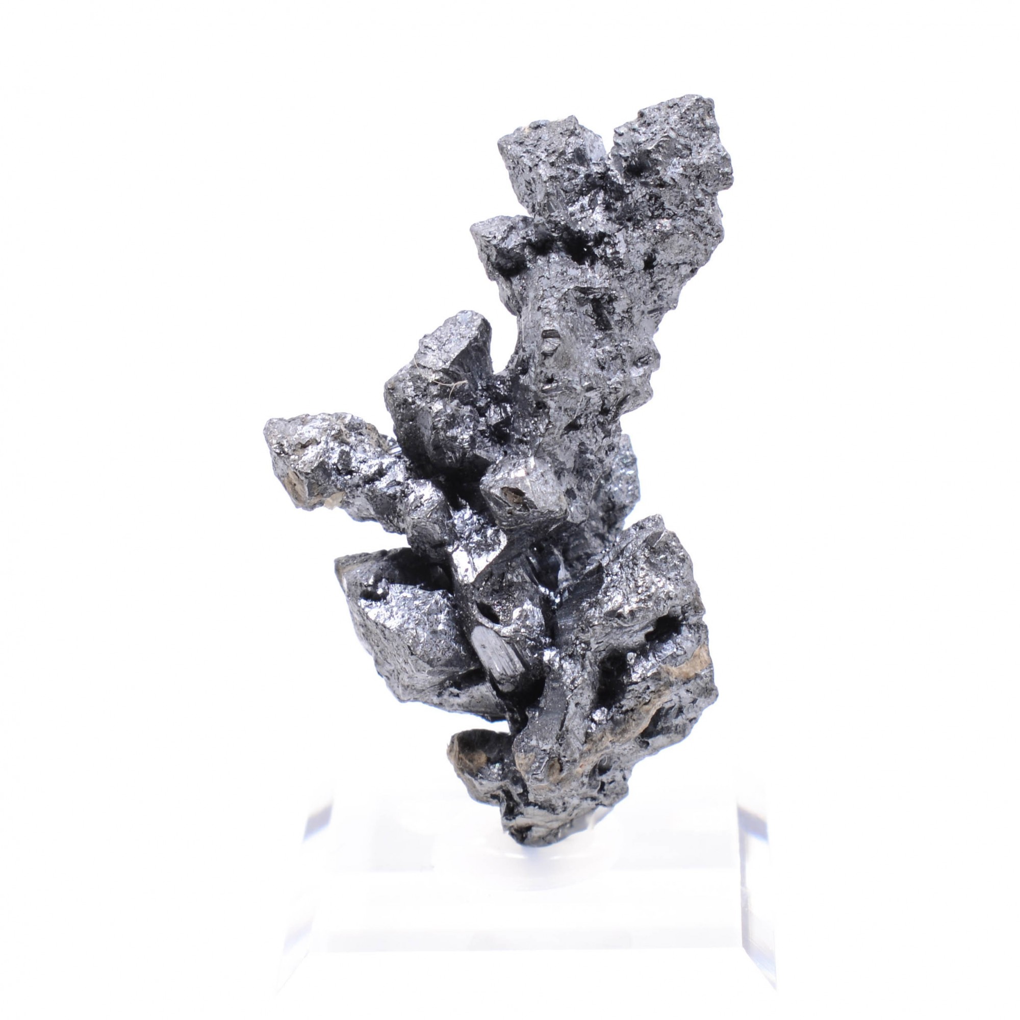 Acanthite - Imiter mine, Drâa-Tafilalet region, Morocco