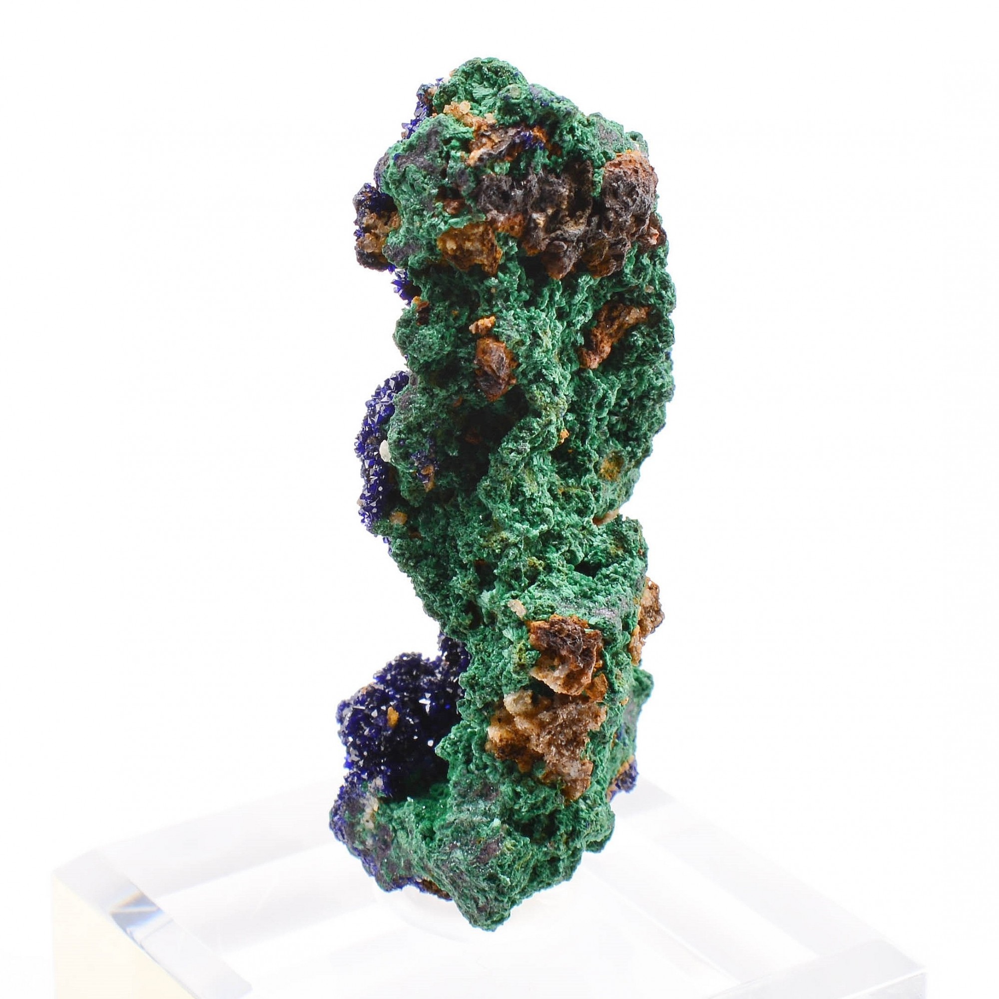 Azurite et malachite - Touissit, Maroc