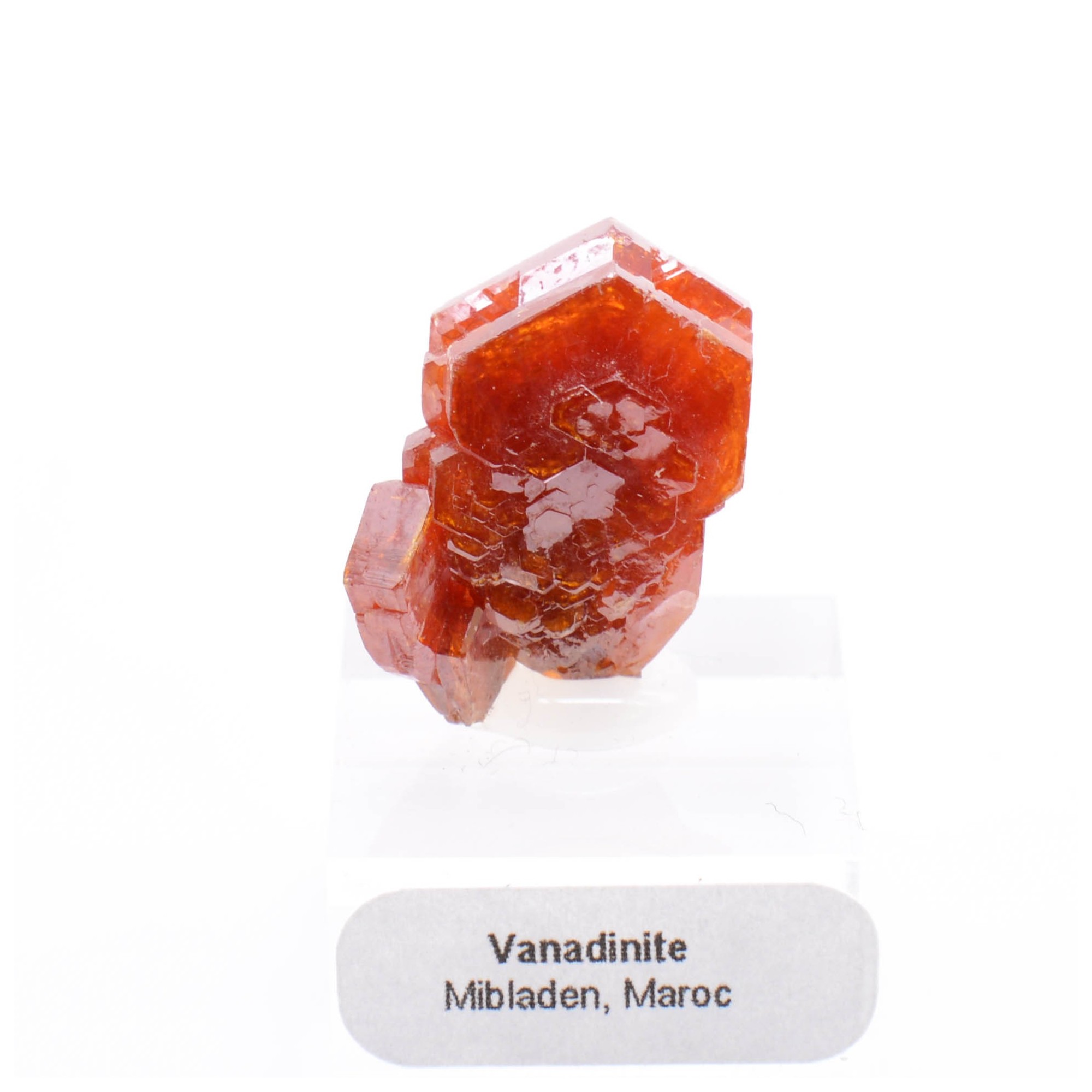 Vanadinite - Mibladen, Maroc