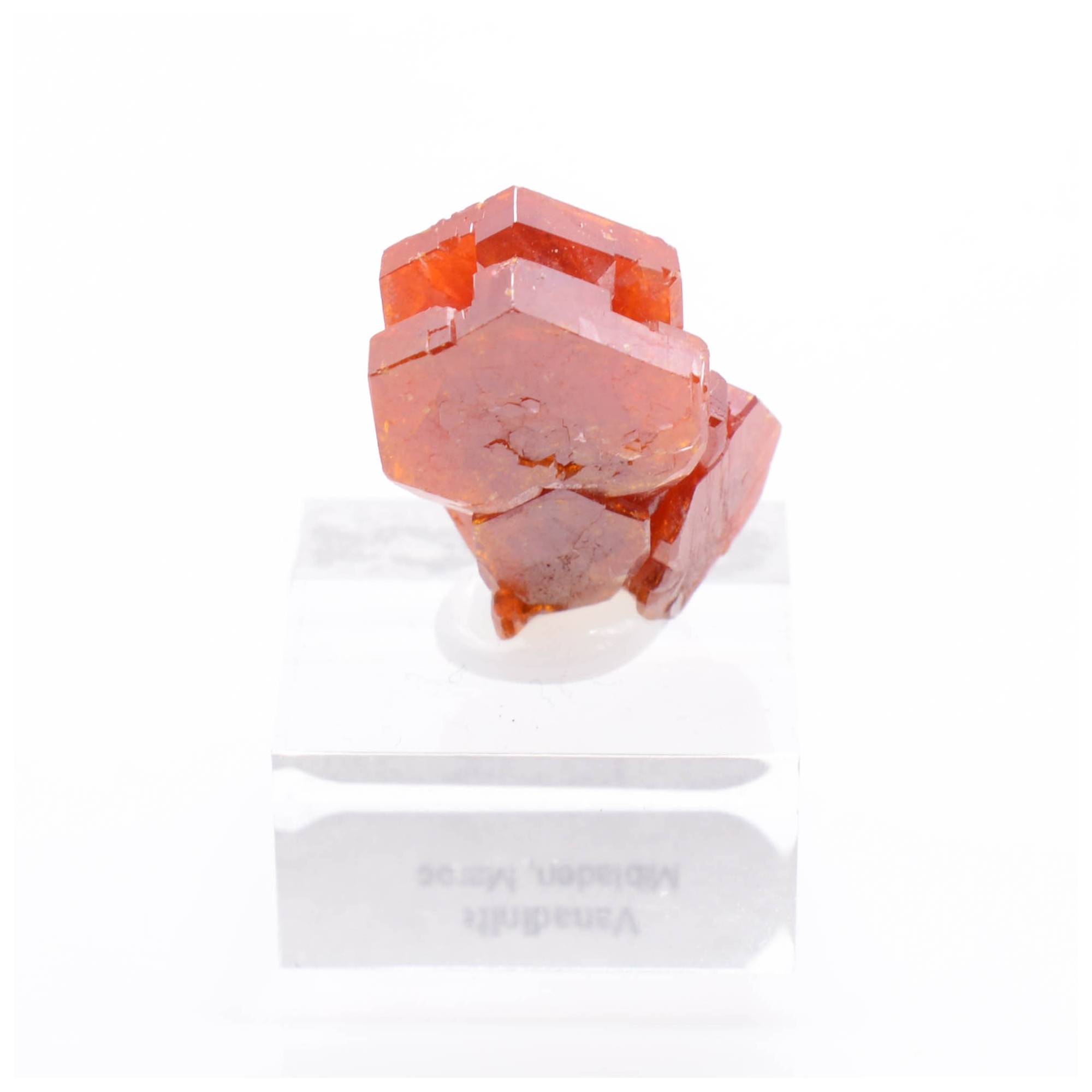 Vanadinite - Mibladen, Maroc