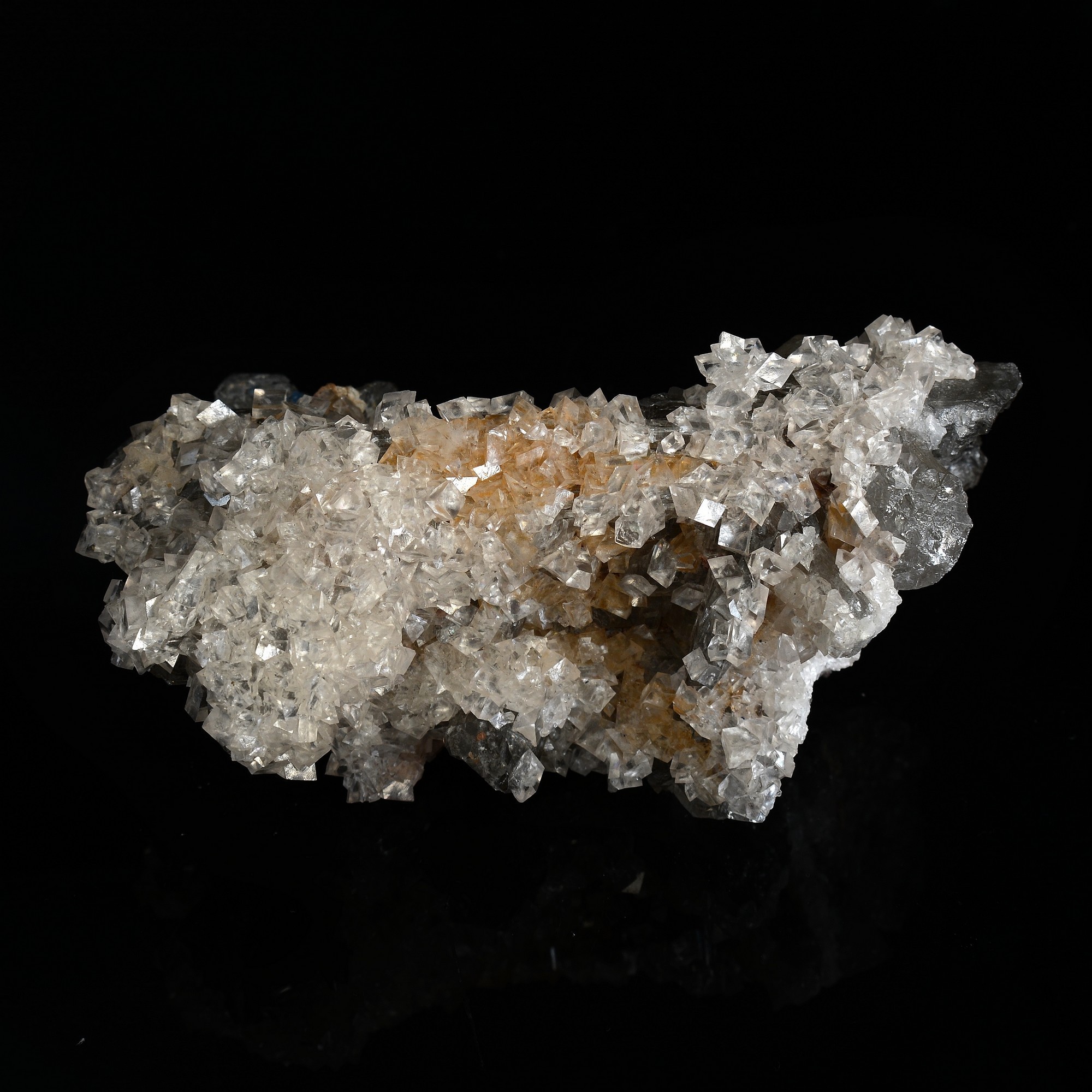 Smithsonite on cerussite - Tsumeb, Namibia