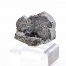 Bournonite and sphalérite - Les Malines mine, Saint-Laurent-le-Minier, Gard, France