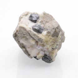 Galène, fluorine et calcite - Sardaigne, Italie