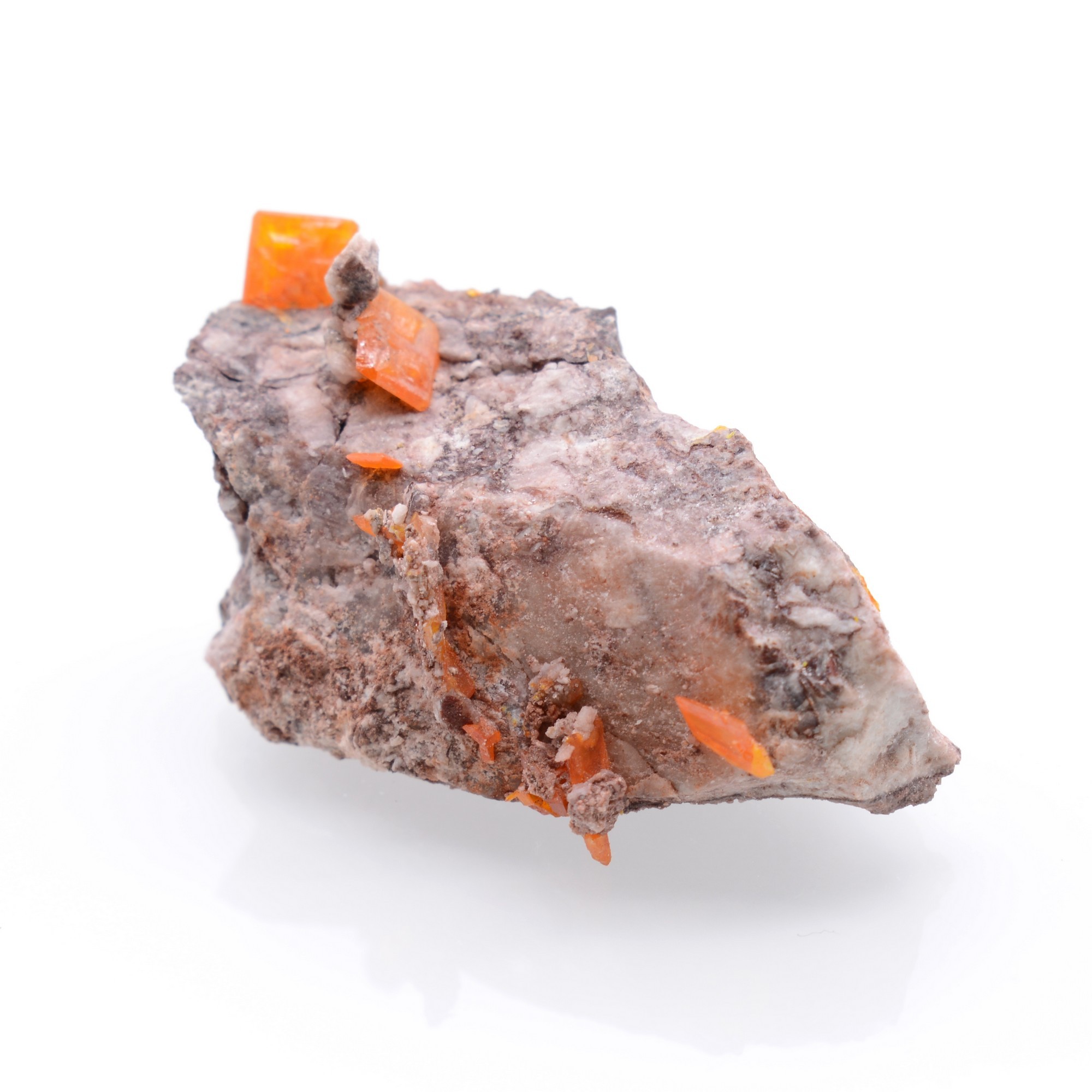 Wulfénite - Mine Rawley, Arizona, Etats-Unis