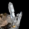 Quartz, pyrite, tétraédrite et mangano-calcite - Pasto Bueno, Province de Pallasca, Pérou