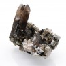 Smoky quartz, arfvedsonite and feldspath - Malosa mounts, Zomba, Malawi