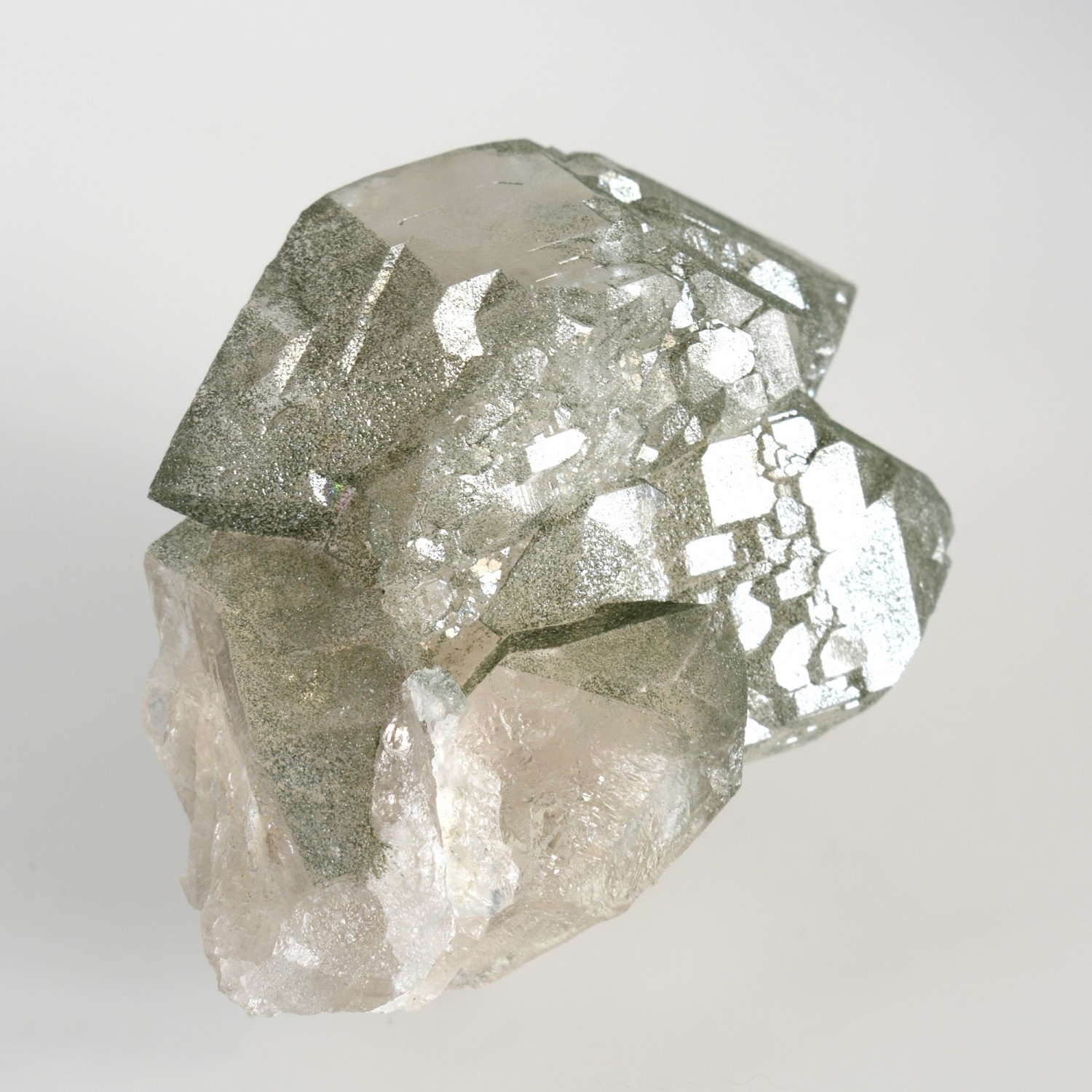 Quartz et chlorite - Bassin de Talèfre, Massif du Mont-Blanc, Haute-Savoie, France