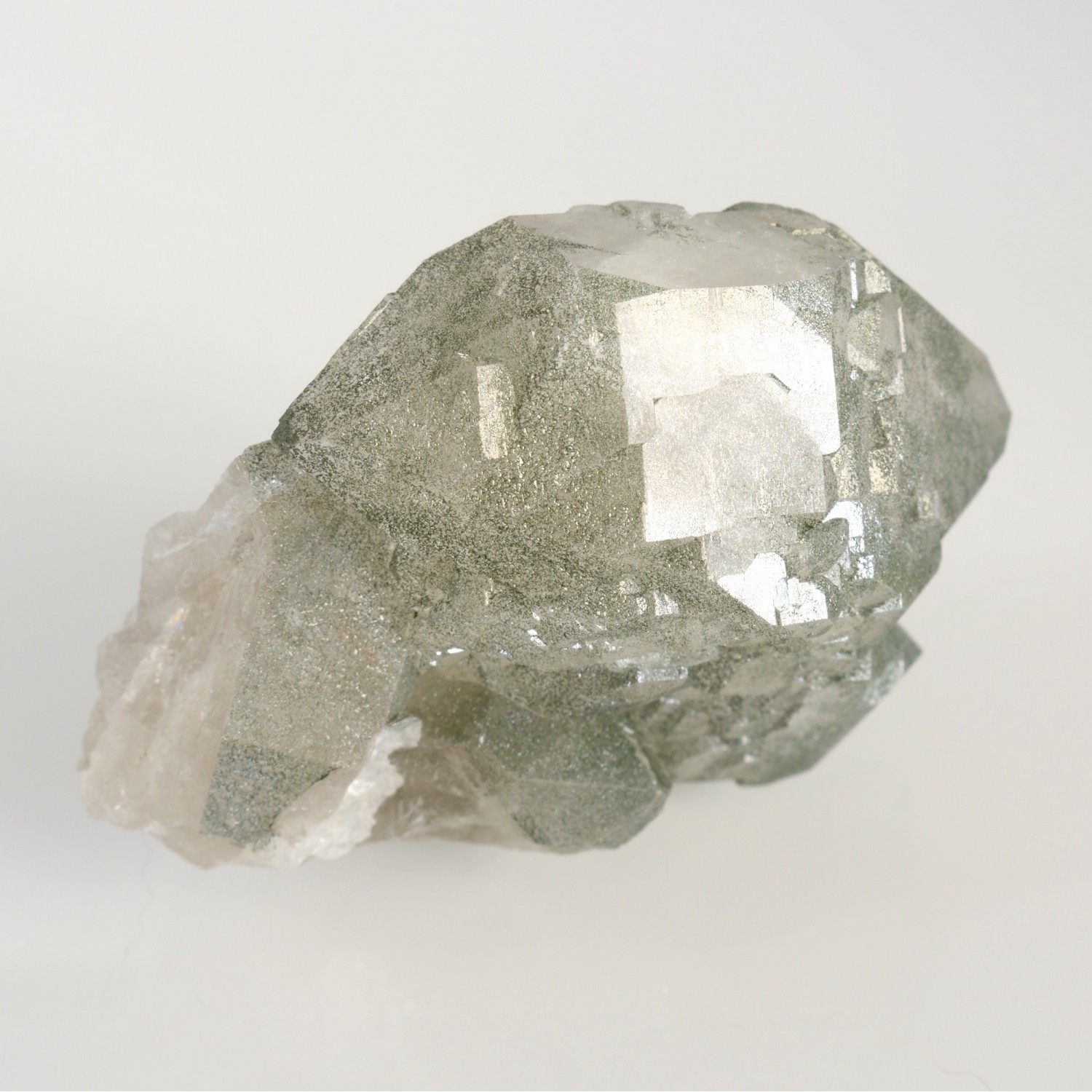 Quartz and chlorite - Talèfre basin, Mont-Blanc massif, Haute-Savoie, France