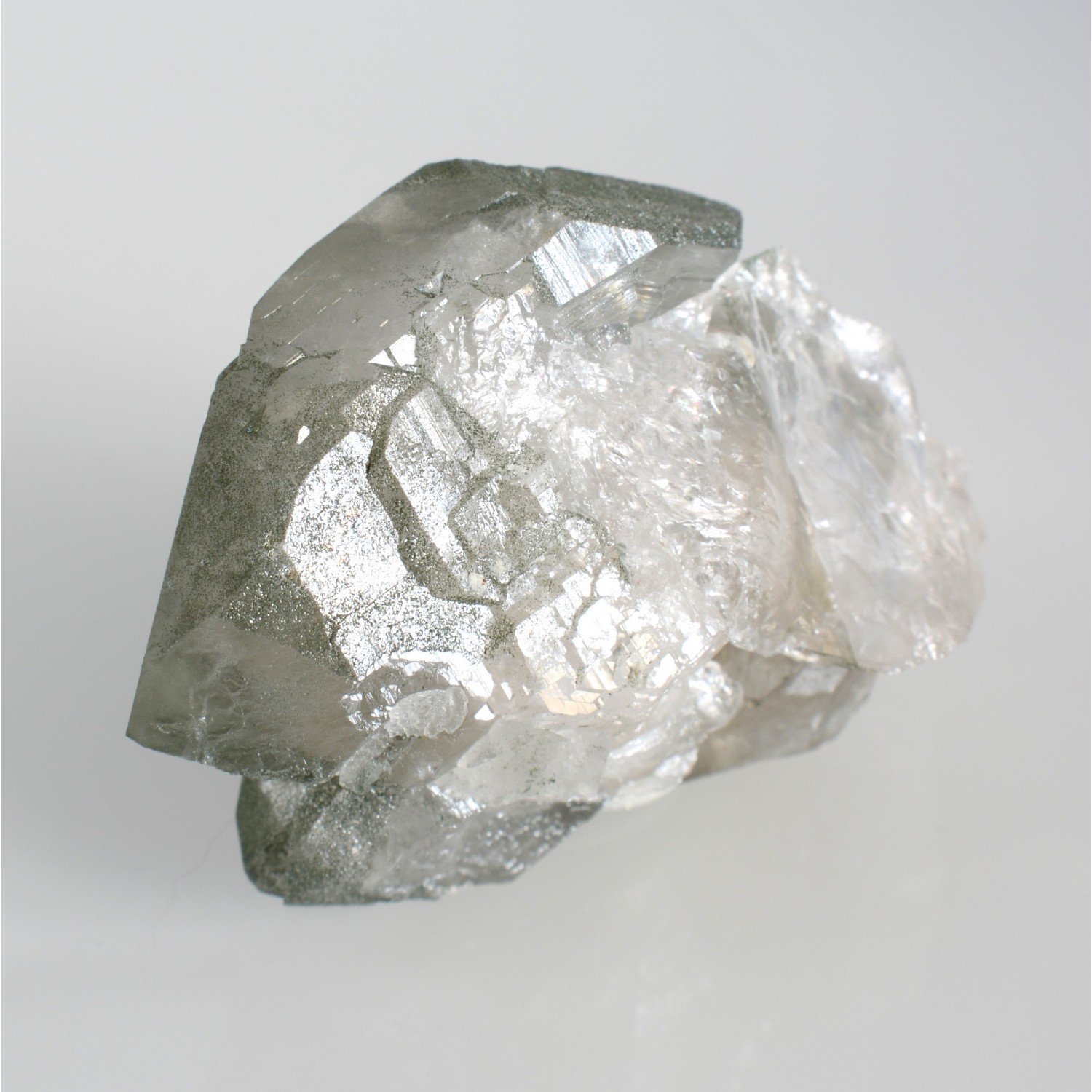 Quartz et chlorite - Bassin de Talèfre, Massif du Mont-Blanc, Haute-Savoie, France