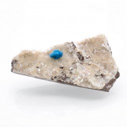 Cavansite and stilbite - Wagholi Quarries, Poona, India