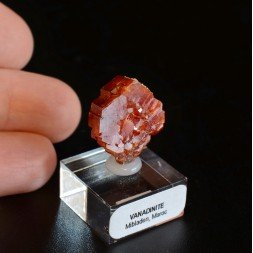 Vanadinite - Mibladen mining district, Morocco