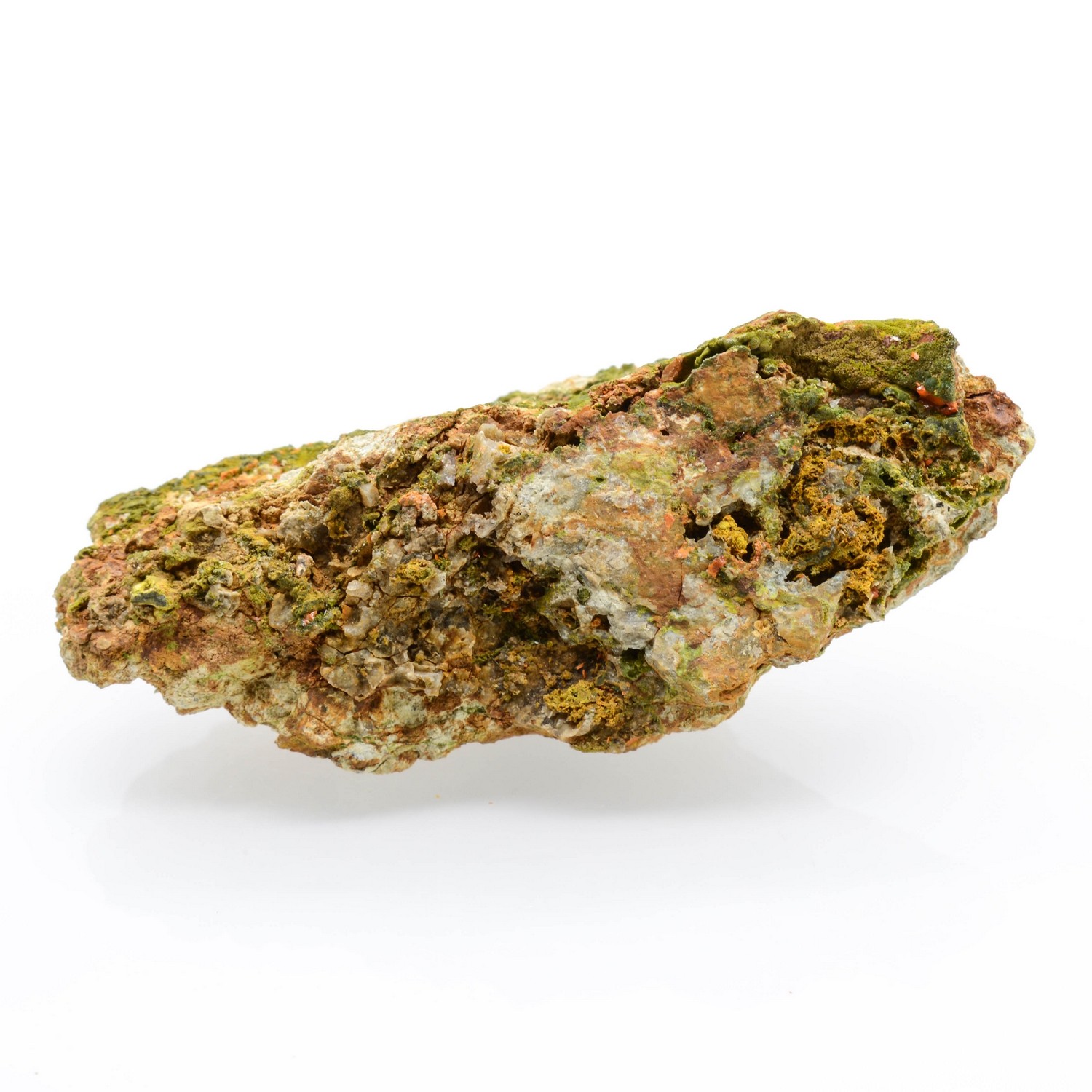 Pyromorphite and crocoite - Filon du cantonnier, Nontron, Dordogne, France