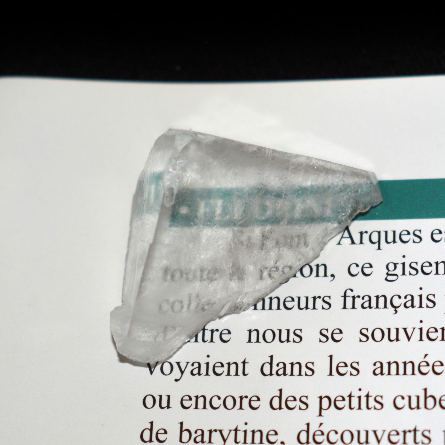 Fluorite - Font d'Arques, Lieuran-Cabrières, Hérault, France Fluorite - Font d'Arques, Lieuran-Cabrières, Hérault, France