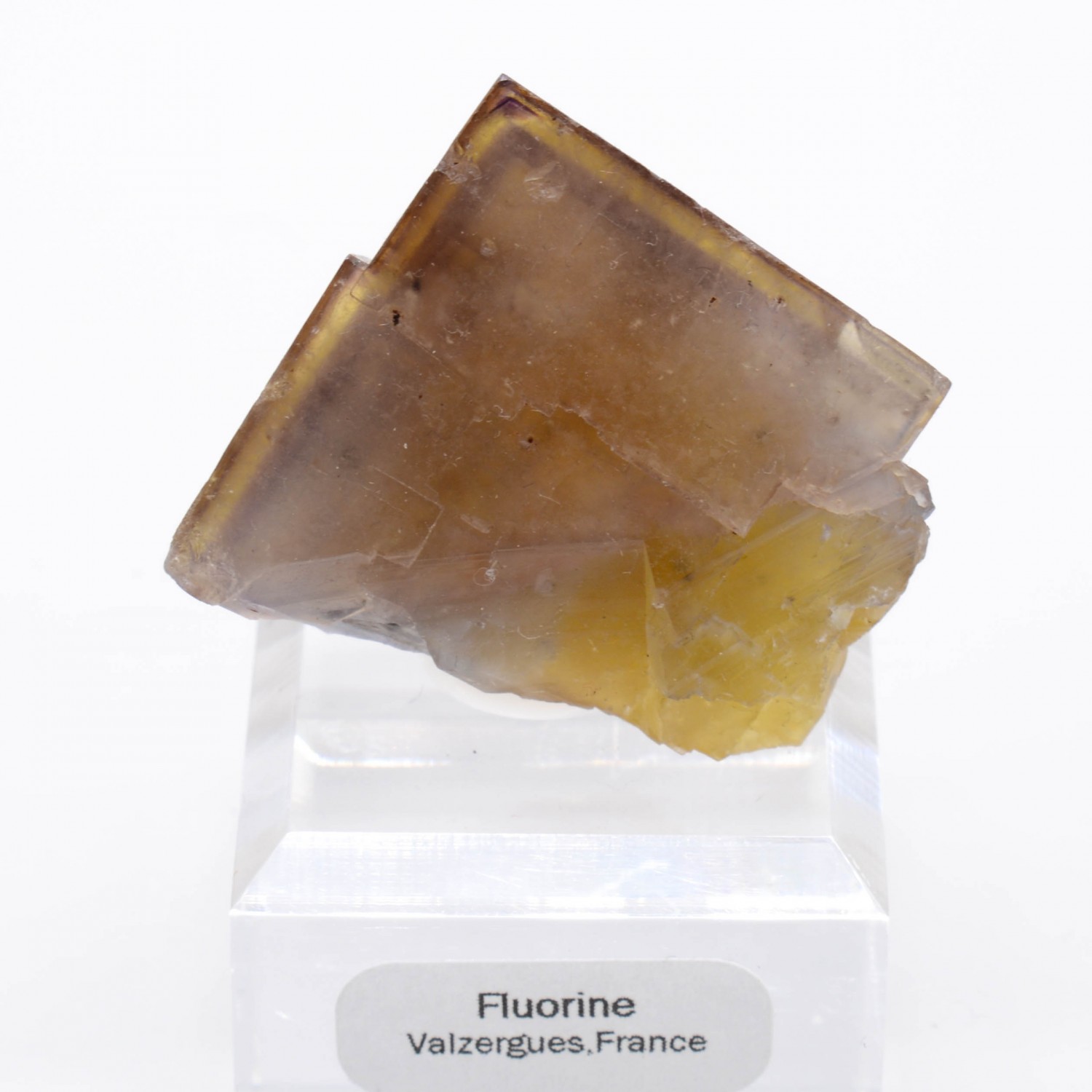 Fluorite - Valzergues, Aveyron, France