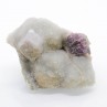 Fluorine et quartz - Pont des Bouyges, Moustier-Ventadour, Corrèze, France