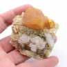 Scheelite, calcite and muscovite - Xuebaoding Mountains, Pingwu, Sichuan Province, China