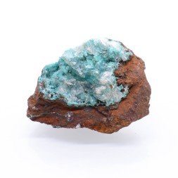 Aurichalcite et calcite - Mine Ojuela, Mapimi, Durango, Mexique