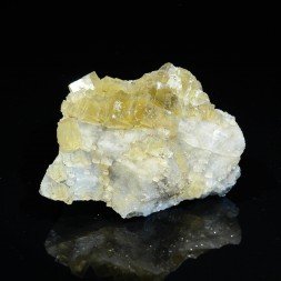Fluorite - La Barre mine, Saint-Jacques d'Ambur, Puy-de-Dôme, France