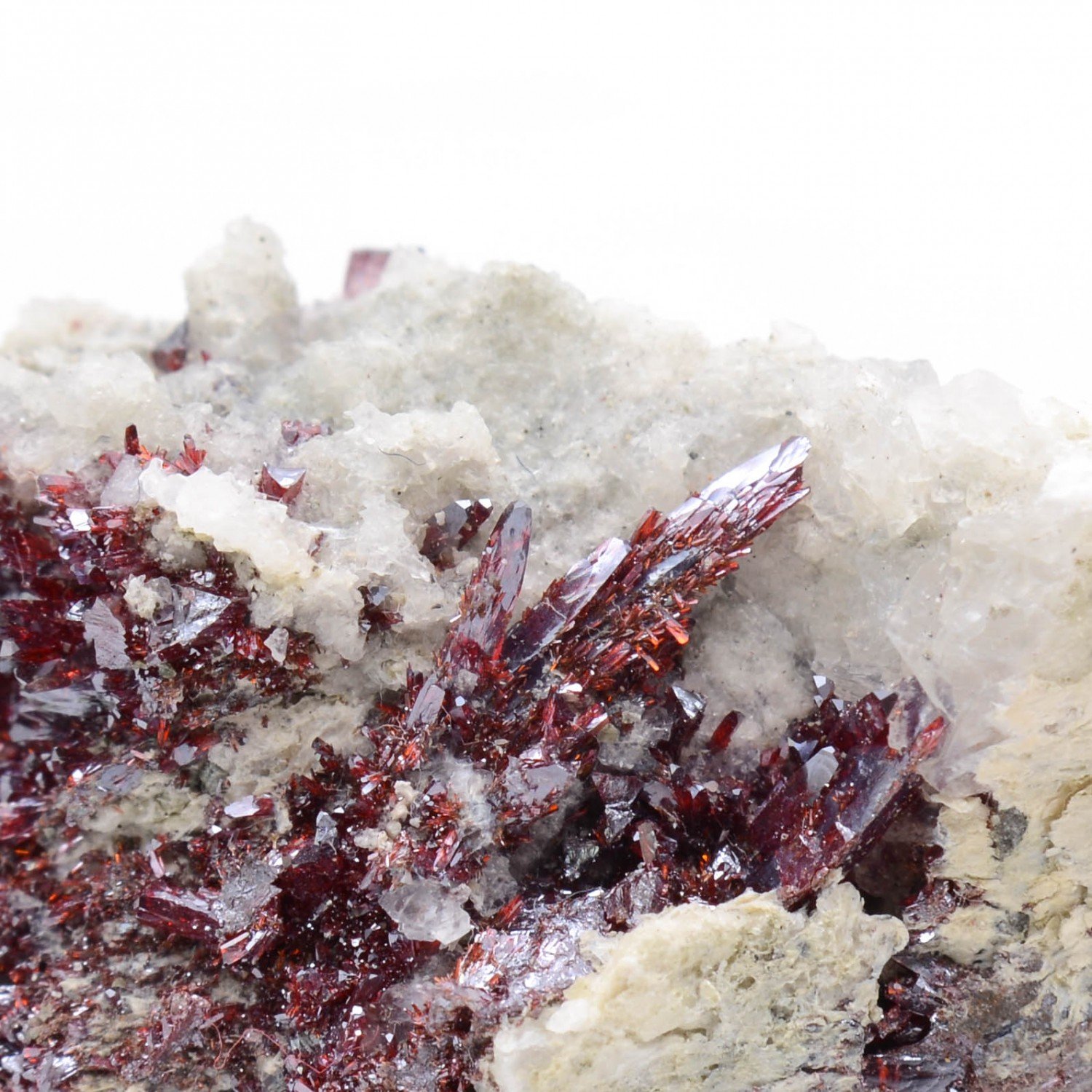 Proustite - Bouismas Mine, Drâa-Tafilalet Region, Morocco