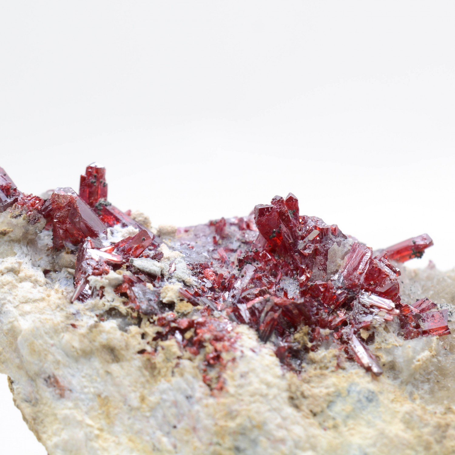 Proustite - Bouismas mine, Drâa-Tafilalet region, Morocco