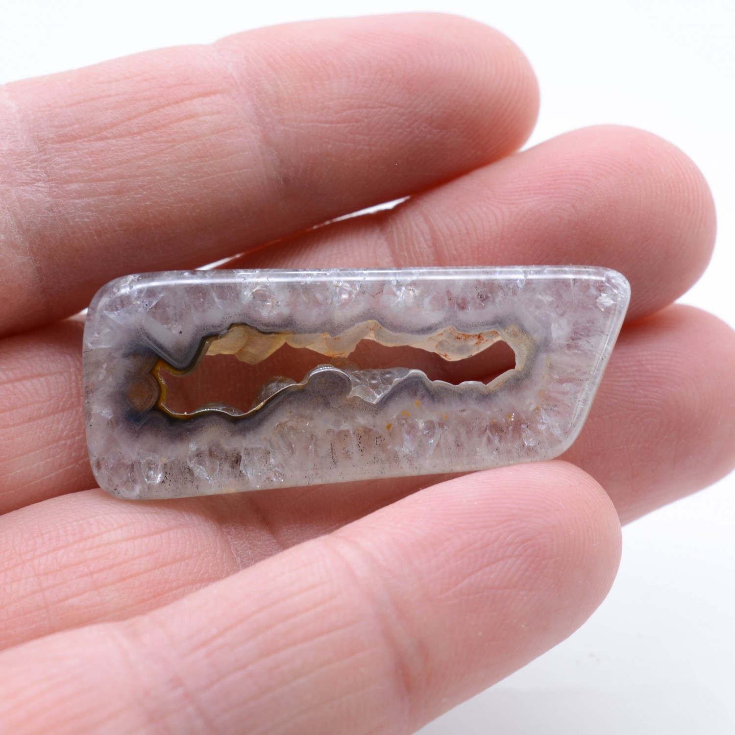 Agate polyédrique - Paraiba, Brésil
