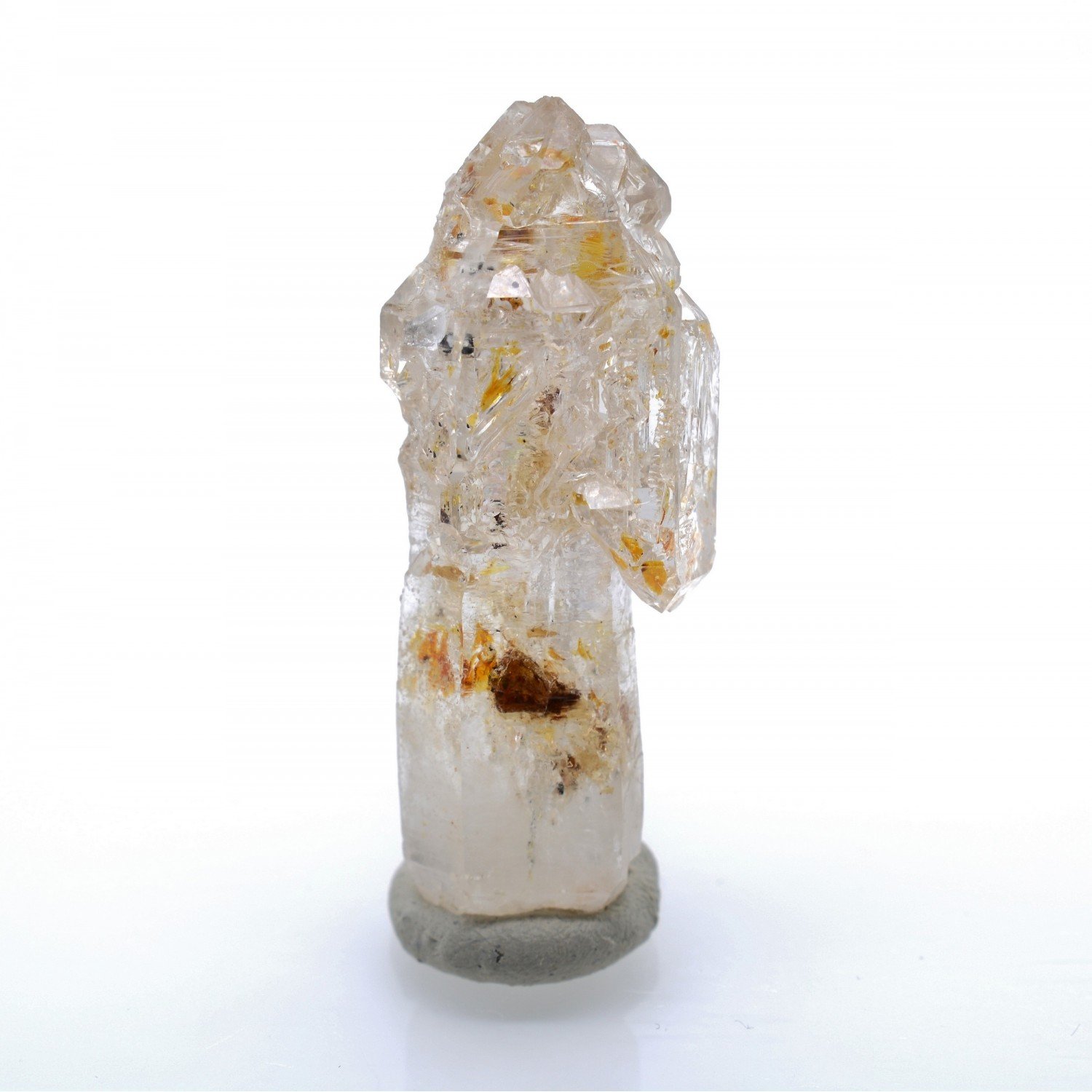 Firefly quartz with petroleum inclusions - Madirobe, Besalampy district, Melaky region, Madagascar