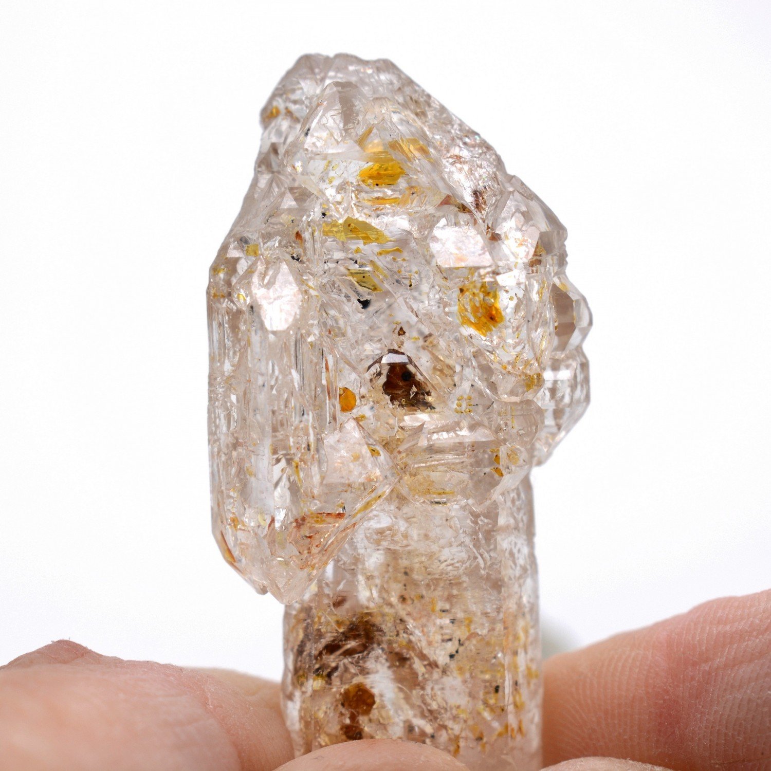 Firefly quartz with petroleum inclusions - Madirobe, Besalampy district, Melaky region, Madagascar