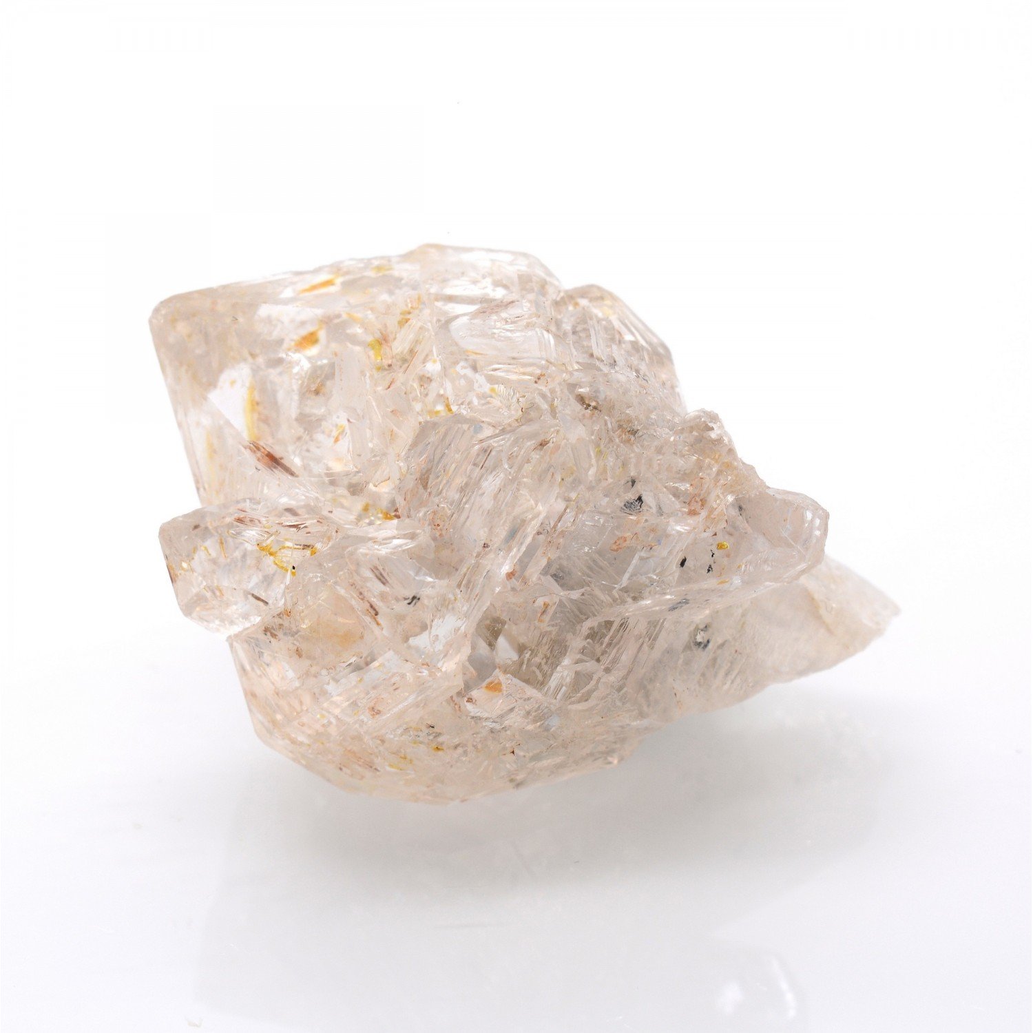 Quartz luciole à inclusions de pétrole - Madirobe, district de Besalampy, Région de Melaky, Madagascar