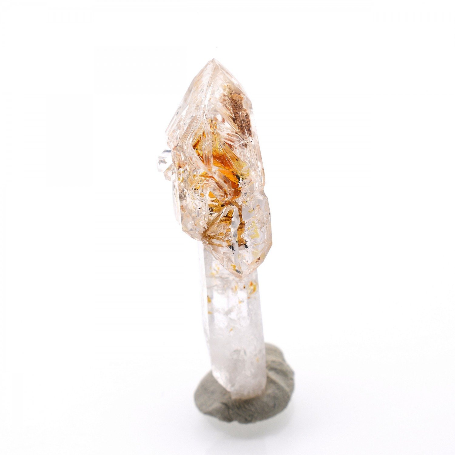 Firefly quartz with petroleum inclusions - Madirobe, Besalampy district, Melaky region, Madagascar