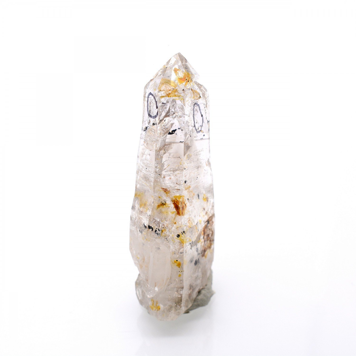 Firefly quartz with petroleum inclusions - Madirobe, Besalampy district, Melaky region, Madagascar