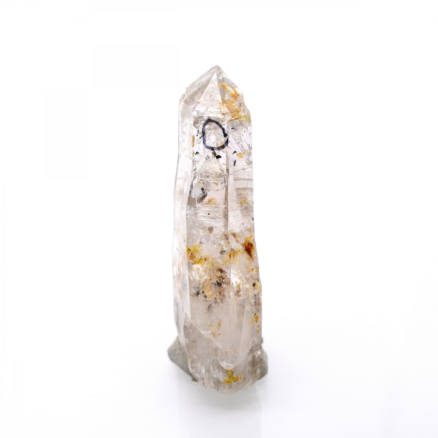 Firefly quartz with petroleum inclusions - Madirobe, Besalampy district, Melaky region, Madagascar
