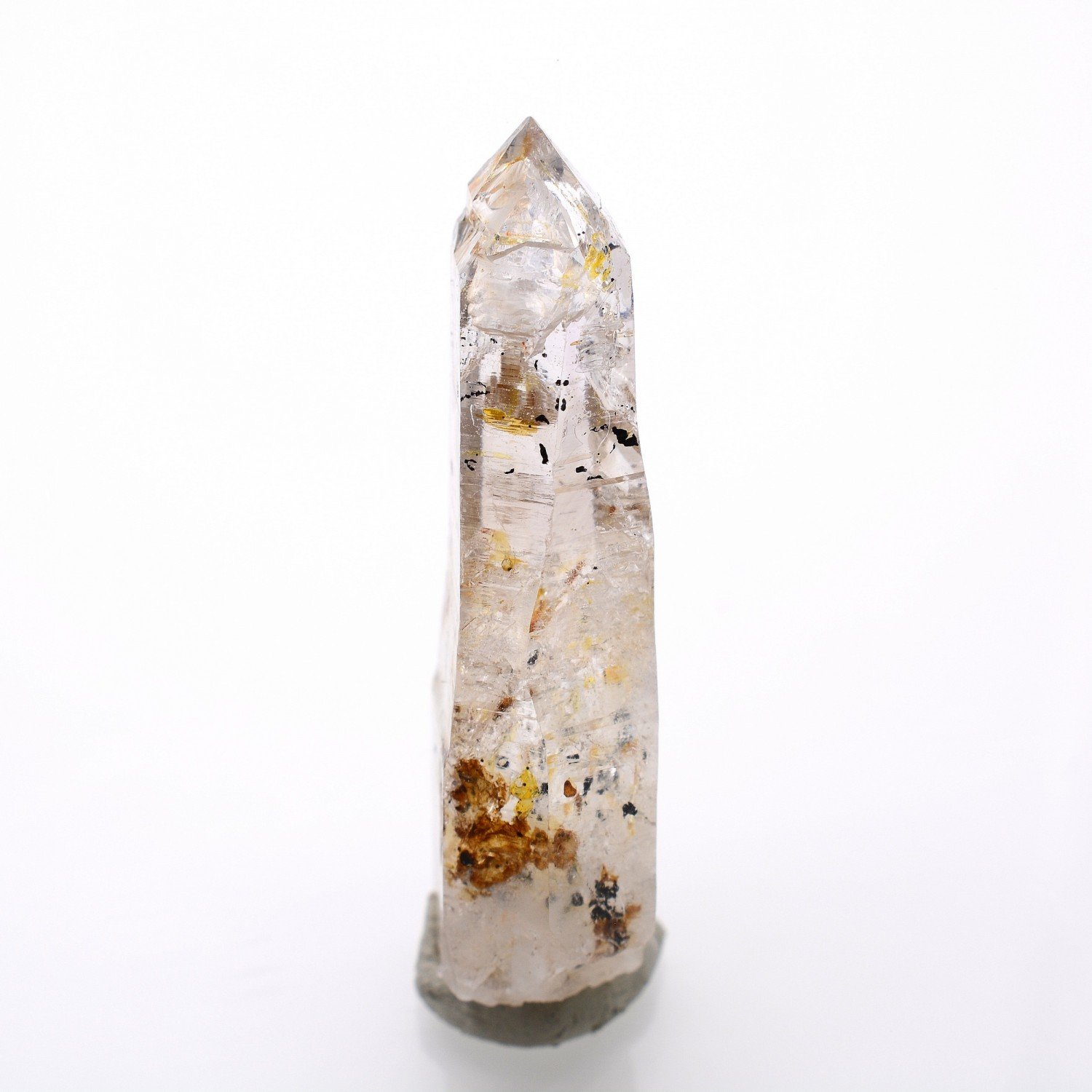 Firefly quartz with petroleum inclusions - Madirobe, Besalampy district, Melaky region, Madagascar