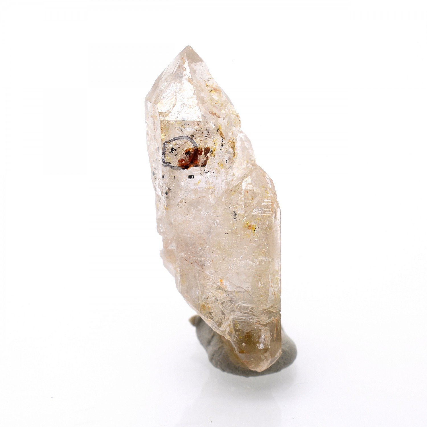 Firefly quartz with petroleum inclusions - Madirobe Besalampy district, Melaky region, Madagascar
