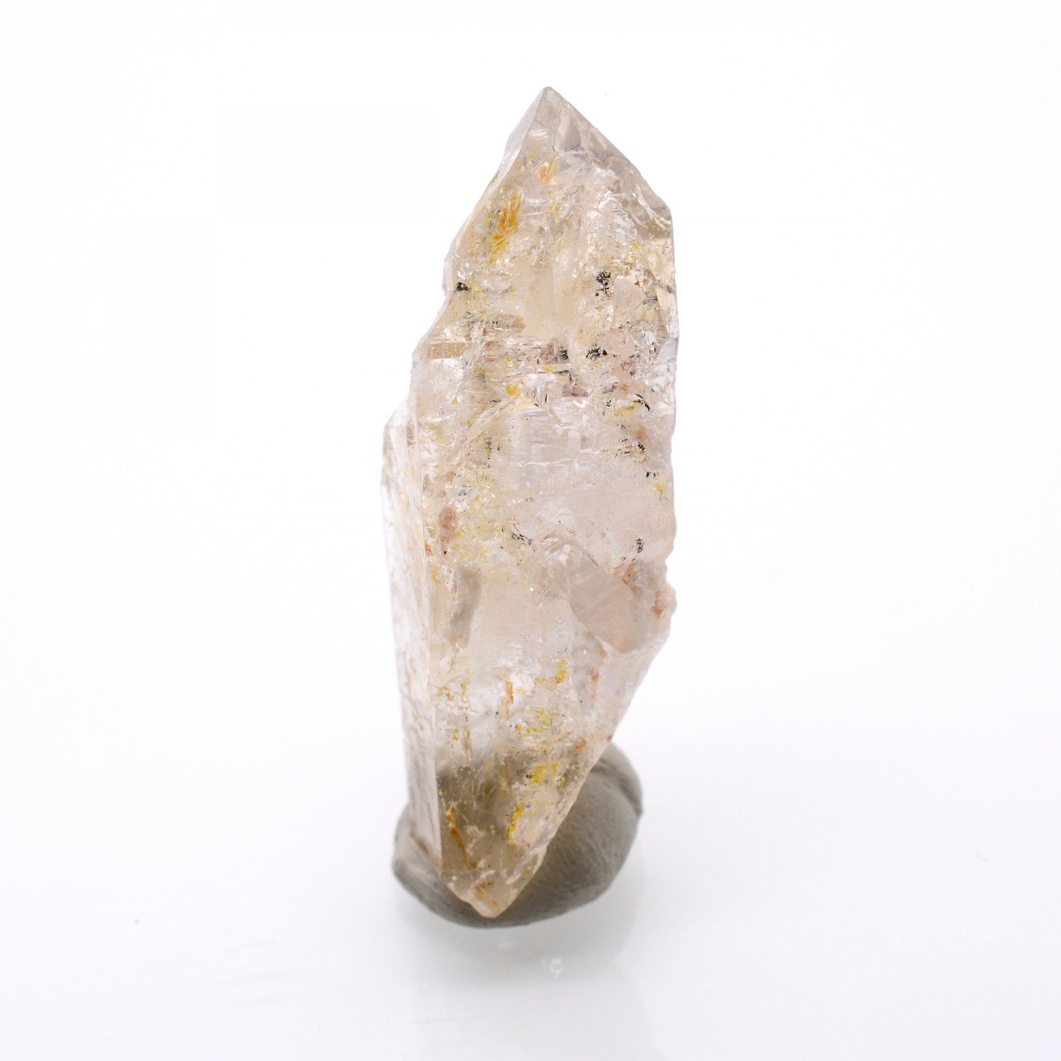 Firefly quartz with petroleum inclusions - Madirobe Besalampy district, Melaky region, Madagascar