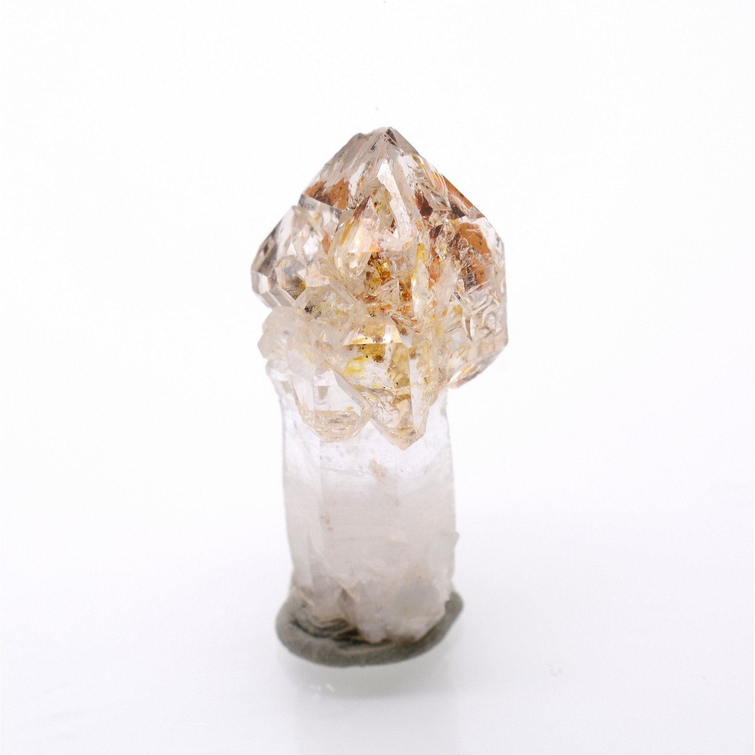 Firefly quartz with petroleum inclusions - Madirobe, Besalampy district, Melaky region, Madagascar