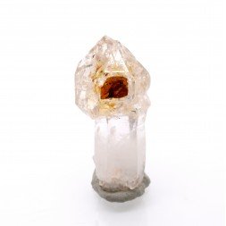 Quartz luciole à inclusions de pétrole - Madirobe, district de Besalampy, Région de Melaky, Madagascar