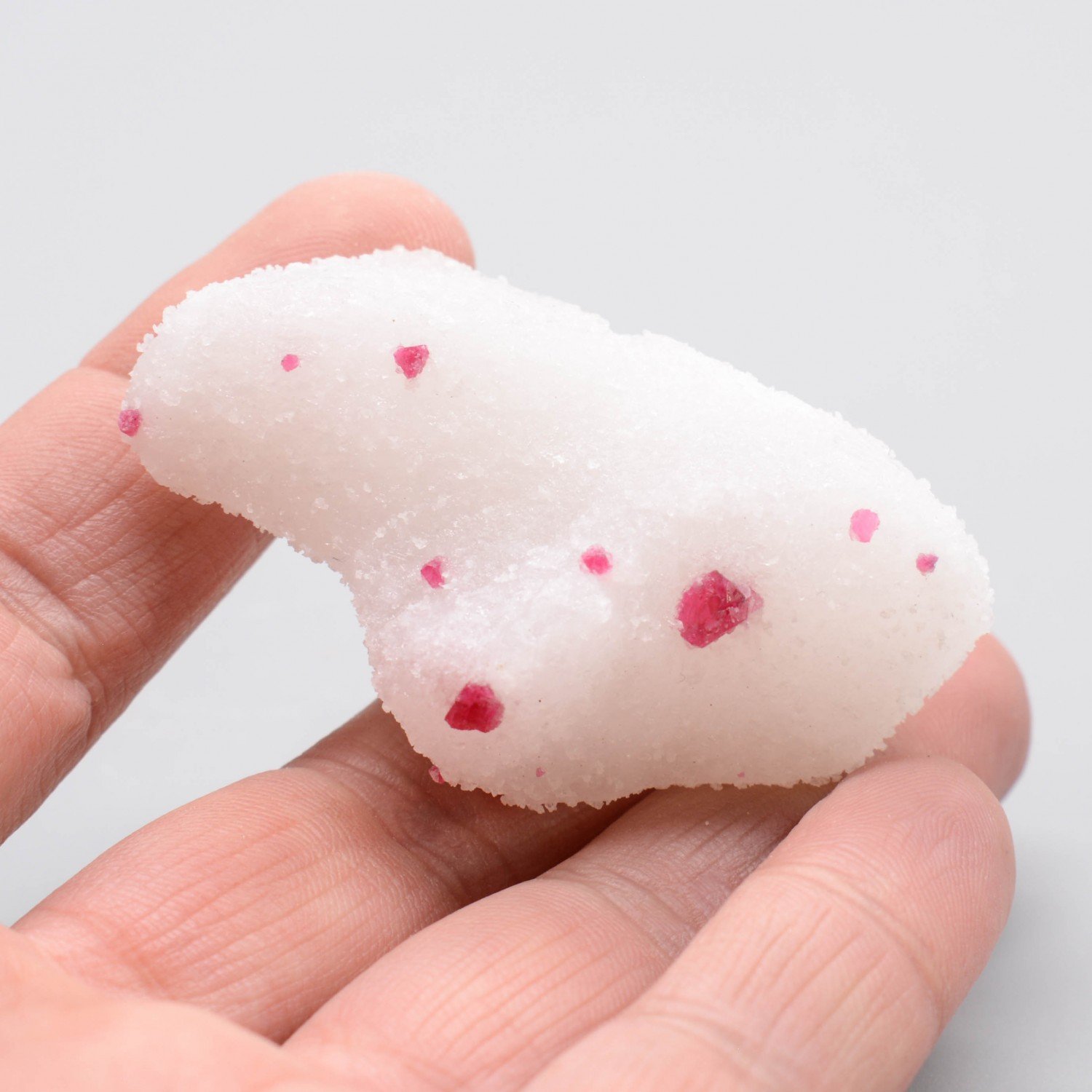 Spinel on marble - Luc Yen, Yen Bai Province, Vietnam