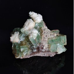Apophyllite et mordénite - District de Nashik, Maharashtra, Inde