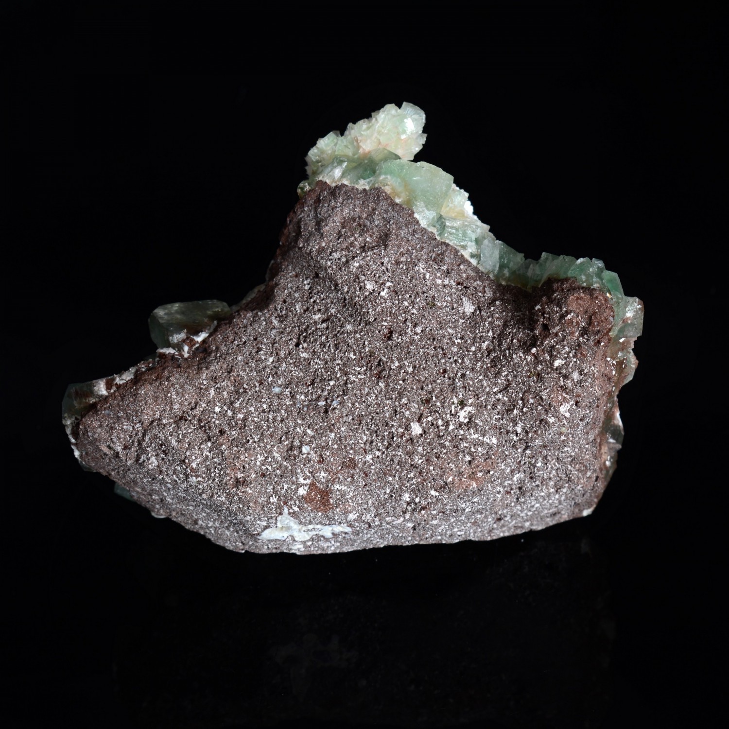 Apophyllite et mordénite - District de Nashik, Maharashtra, Inde