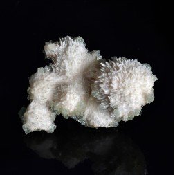 Apophyllite on mordenite - Nashik district, Maharashtra, India