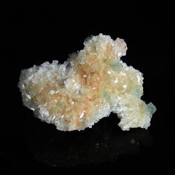 Apophyllite on mordenite - Nashik district, Maharashtra, India