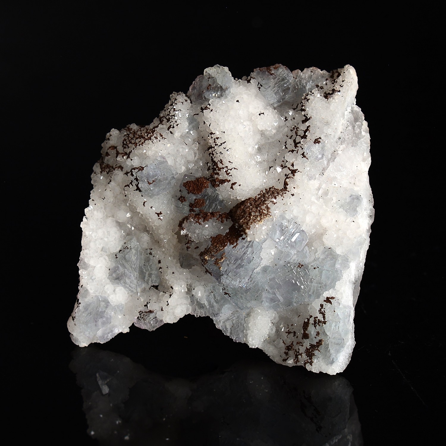 Fluorite and quartz - Montroc, Tarn, France