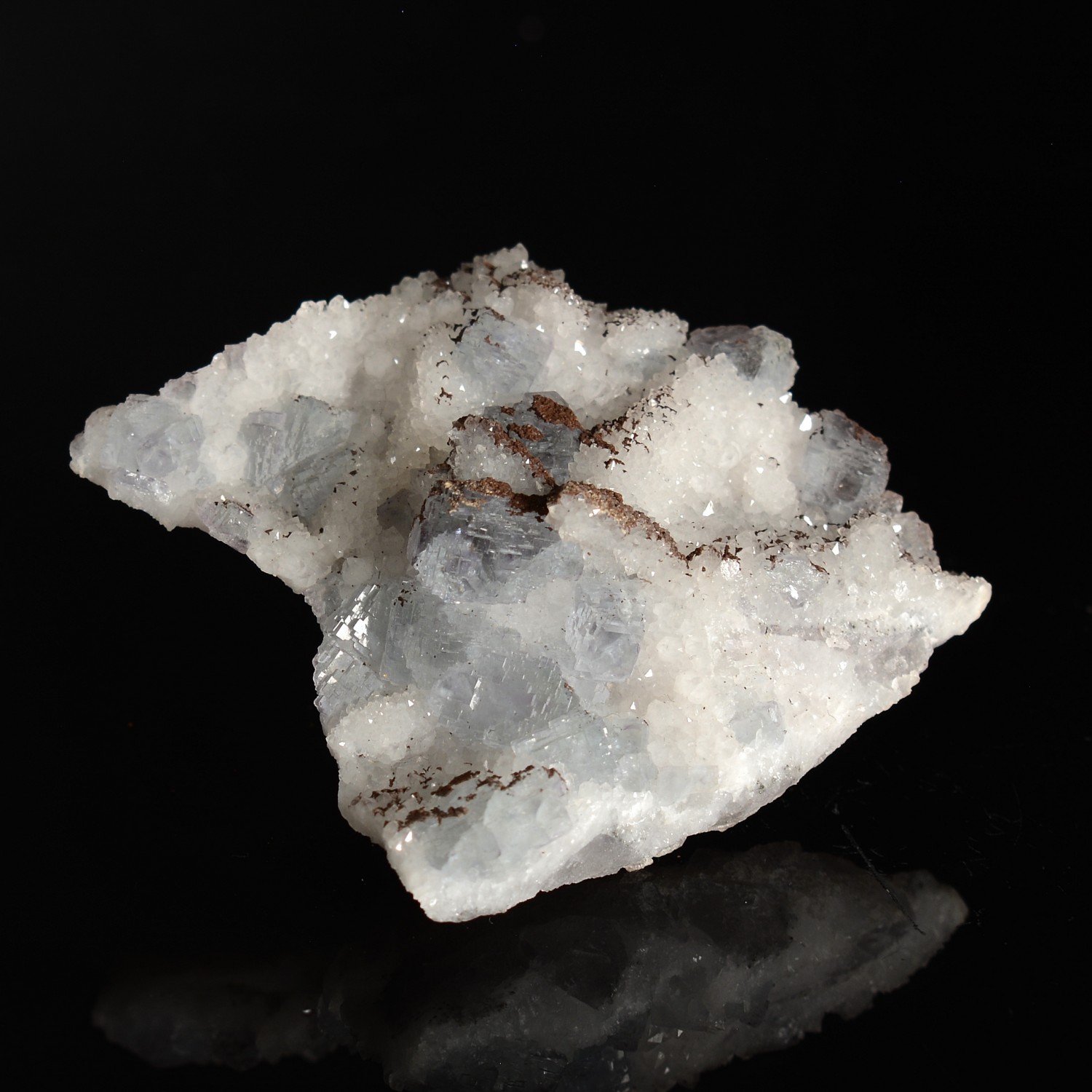 Fluorite and quartz - Montroc, Tarn, France