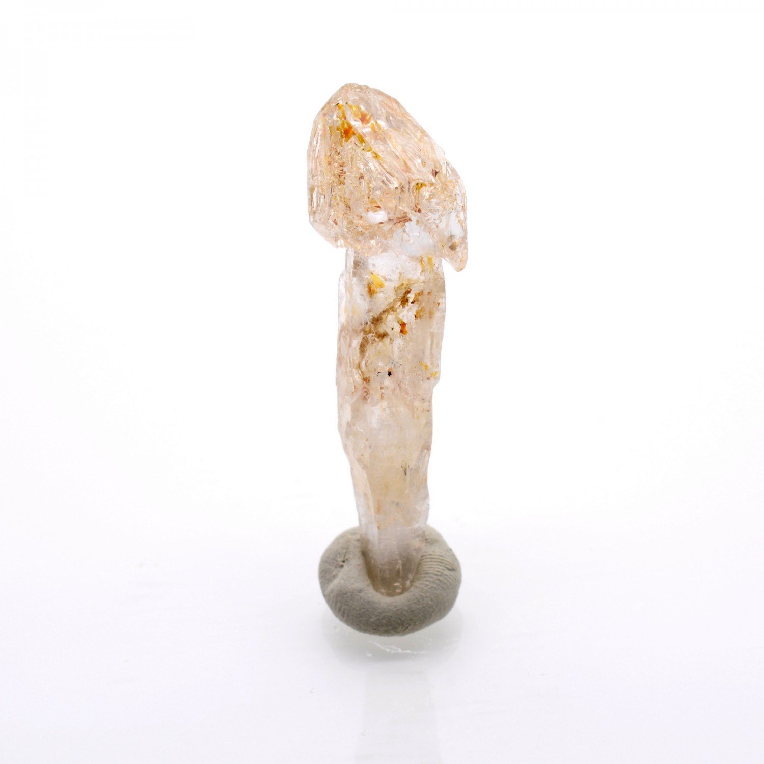 Quartz luciole à inclusions de pétrole - Madirobe, district de Besalampy, Région de Melaky, Madagascar Quartz luciole à inclusions de pétrole - Madirobe, district de Besalampy, Région de Melaky, Madagascar