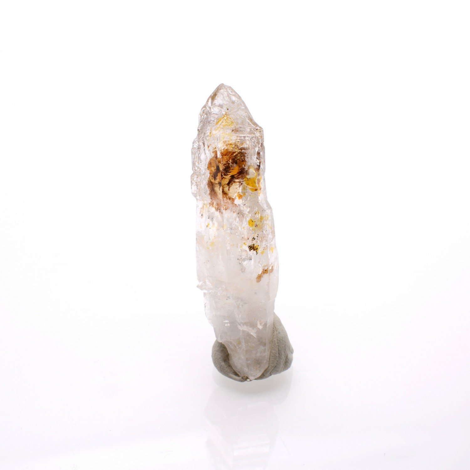 Quartz luciole à inclusions de pétrole - Madirobe, district de Besalampy, Région de Melaky, Madagascar Quartz luciole à inclusions de pétrole - Madirobe, district de Besalampy, Région de Melaky, Madagascar